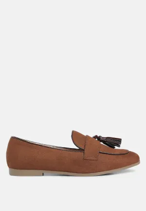 Micro Suede Tassel Loafers By MODE