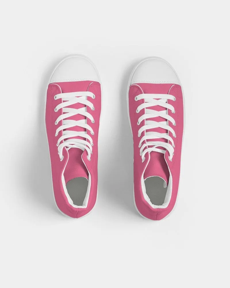 Midtone Pink High-Top Canvas Sneakers | Women's | C0M80Y20K0
