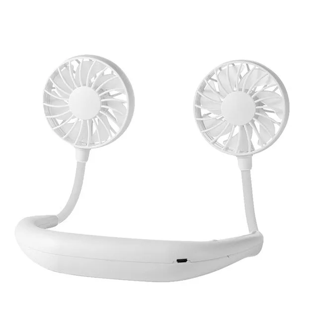 Mini USB Rechargeable Hands Free Portable Neck Fan