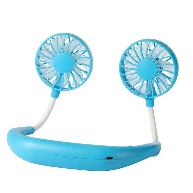 Mini USB Rechargeable Hands Free Portable Neck Fan