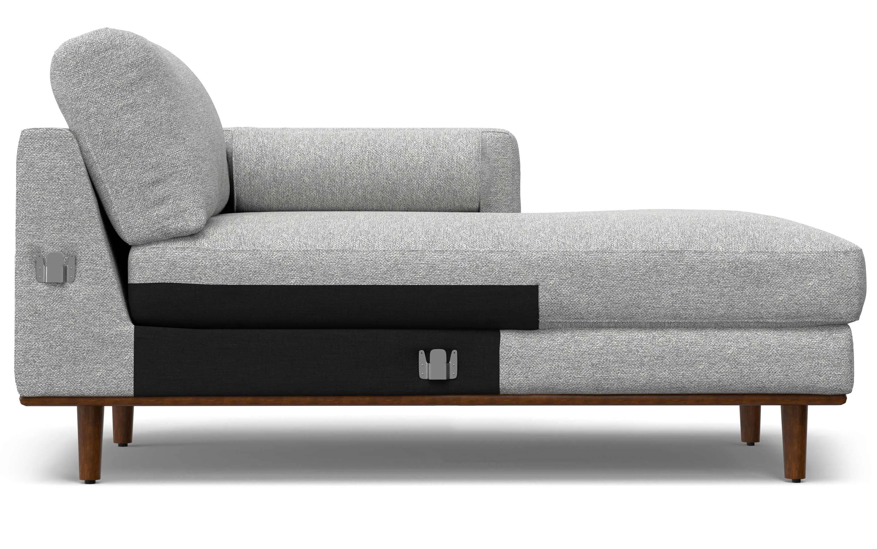 Morrison Sectional in Woven-Blend Fabric