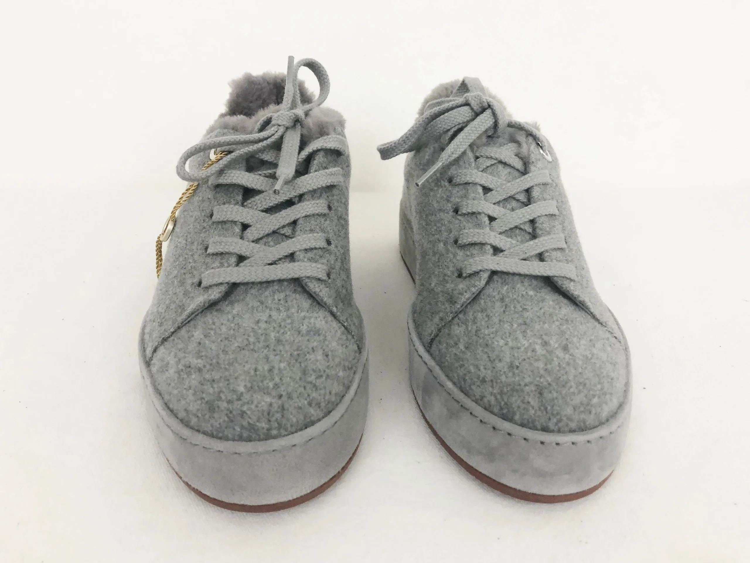 NEW Loro Piana Winter Nuages Cashmere Sneakers Size 37 It (7 Us)