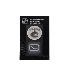 NHL Reflective Sticker Set - Vancouver Canucks