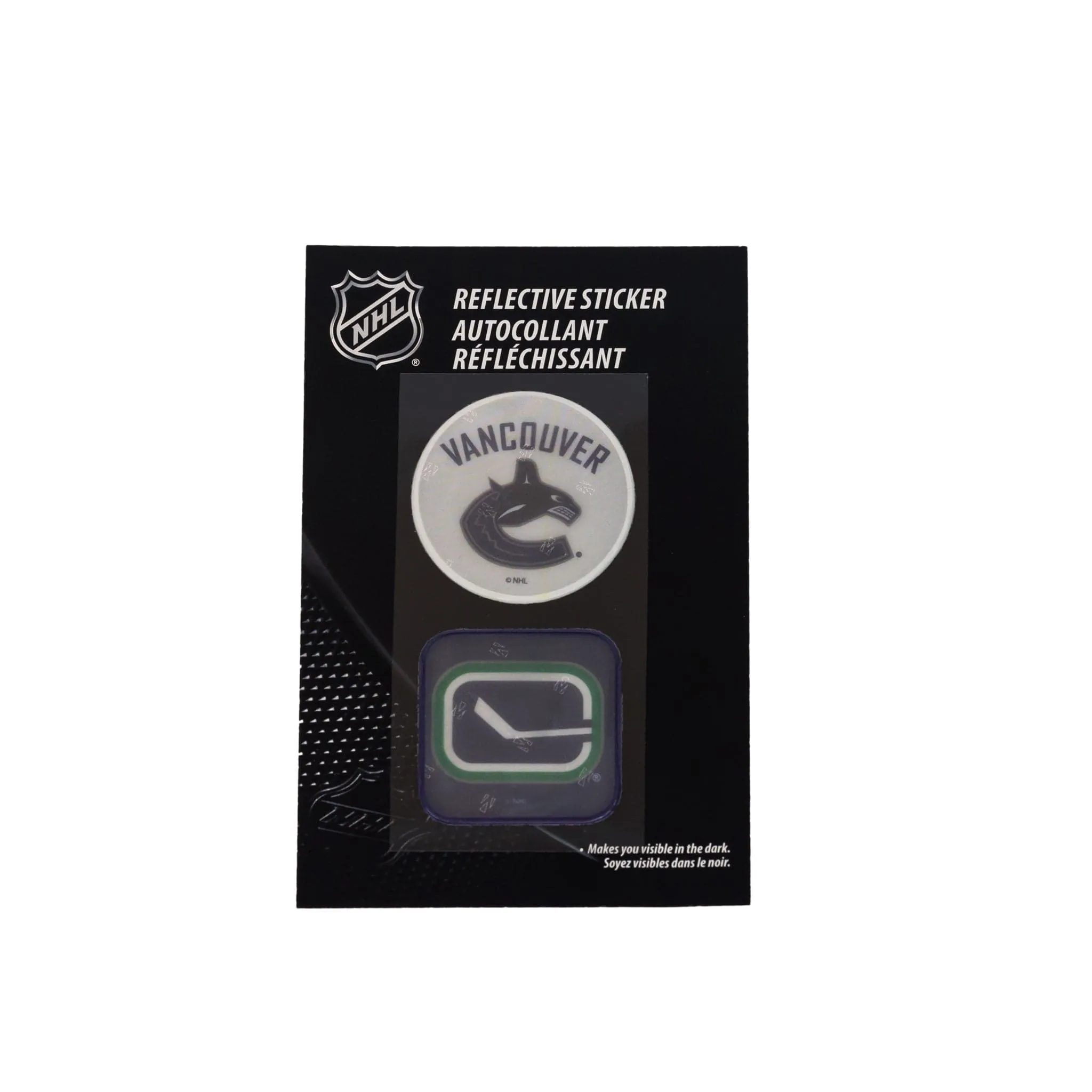 NHL Reflective Sticker Set - Vancouver Canucks
