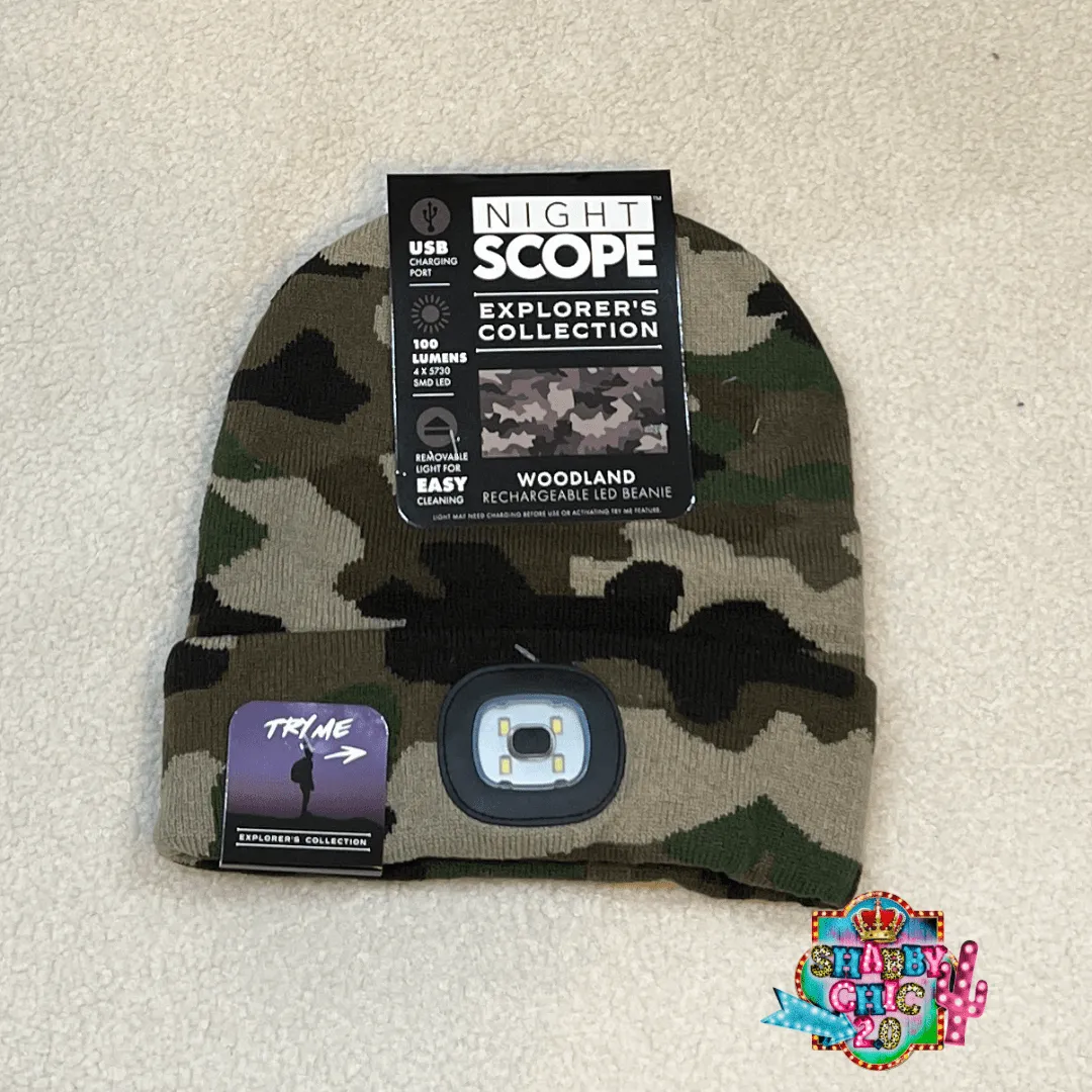 Night Scope Rechargeable LED Beanie