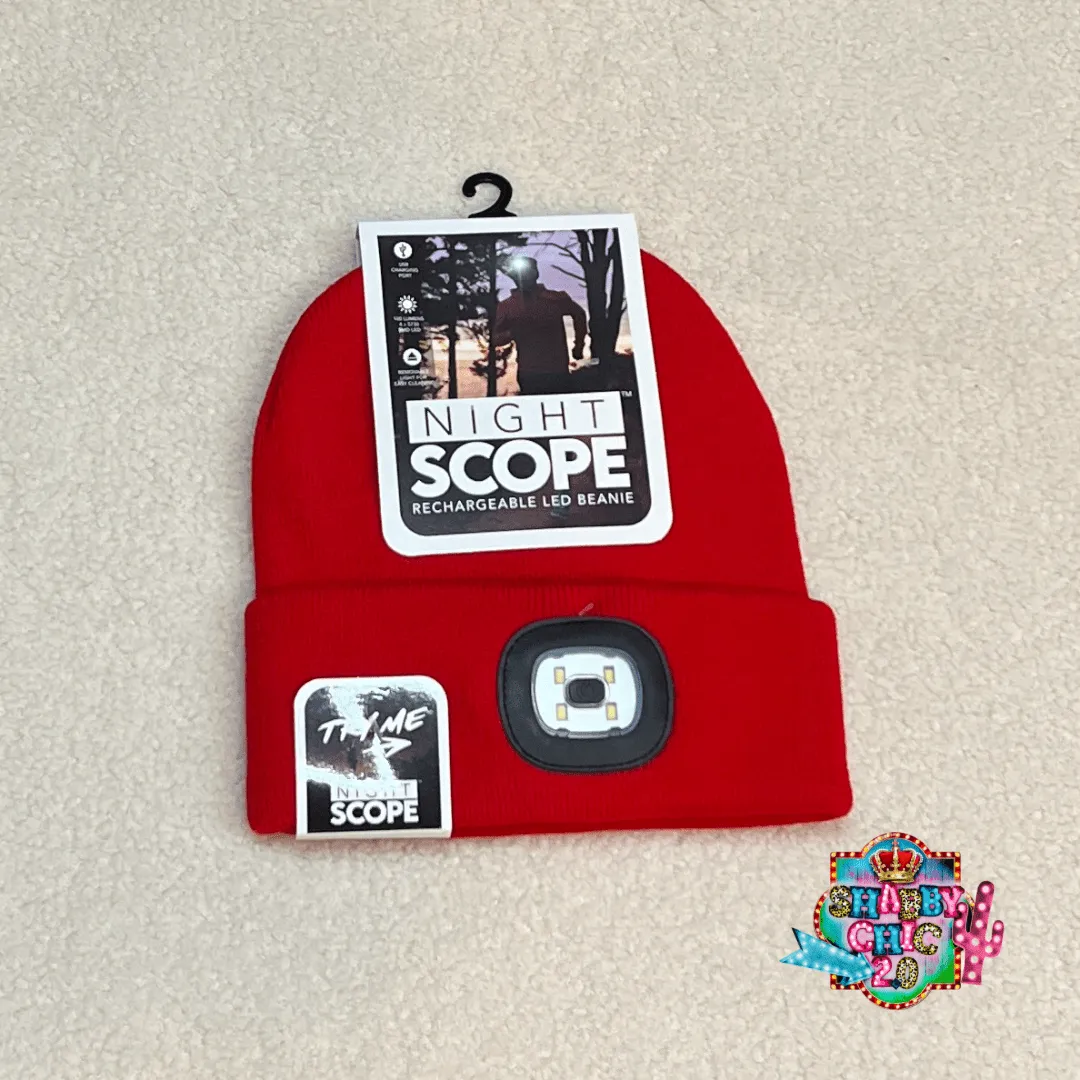 Night Scope Rechargeable LED Beanie