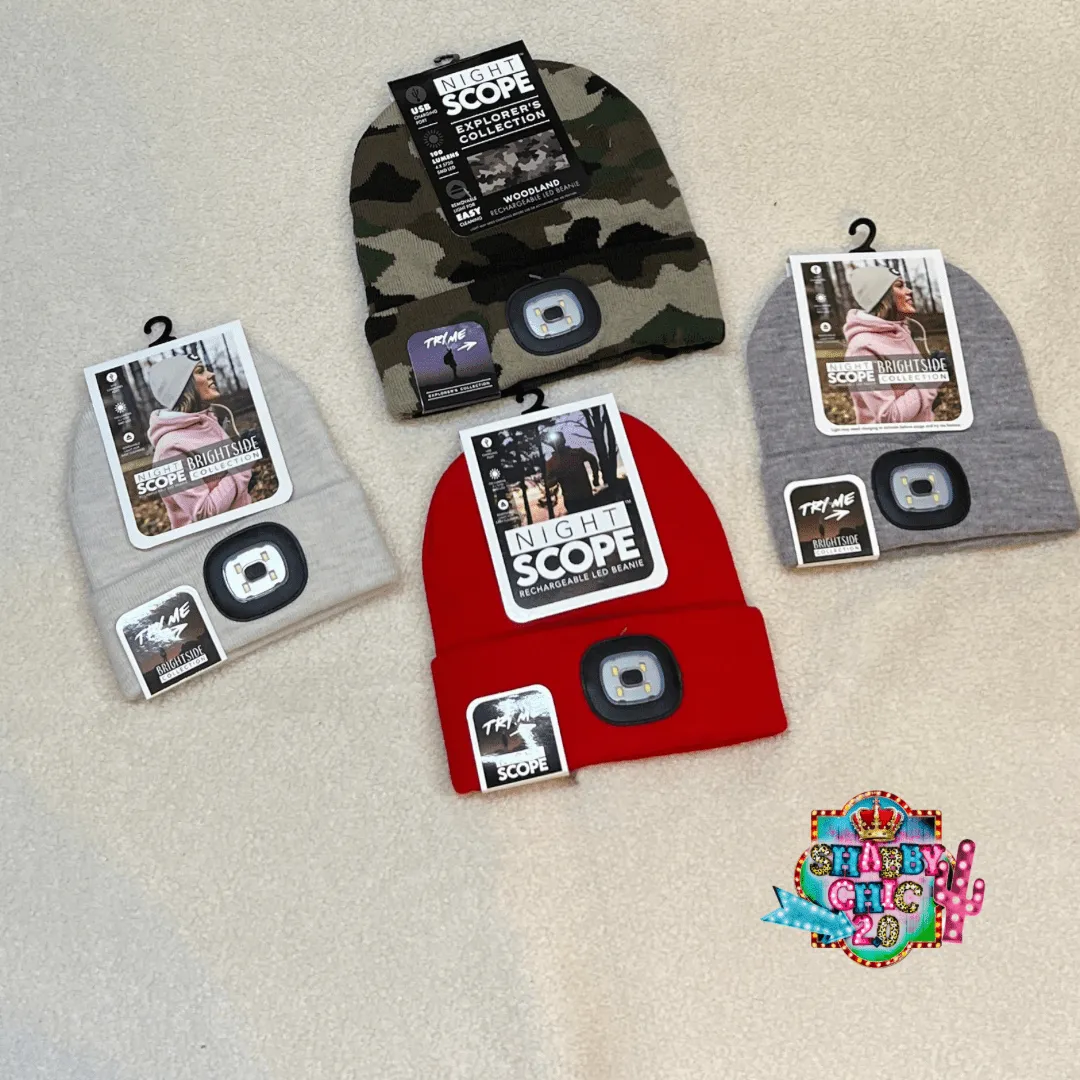 Night Scope Rechargeable LED Beanie