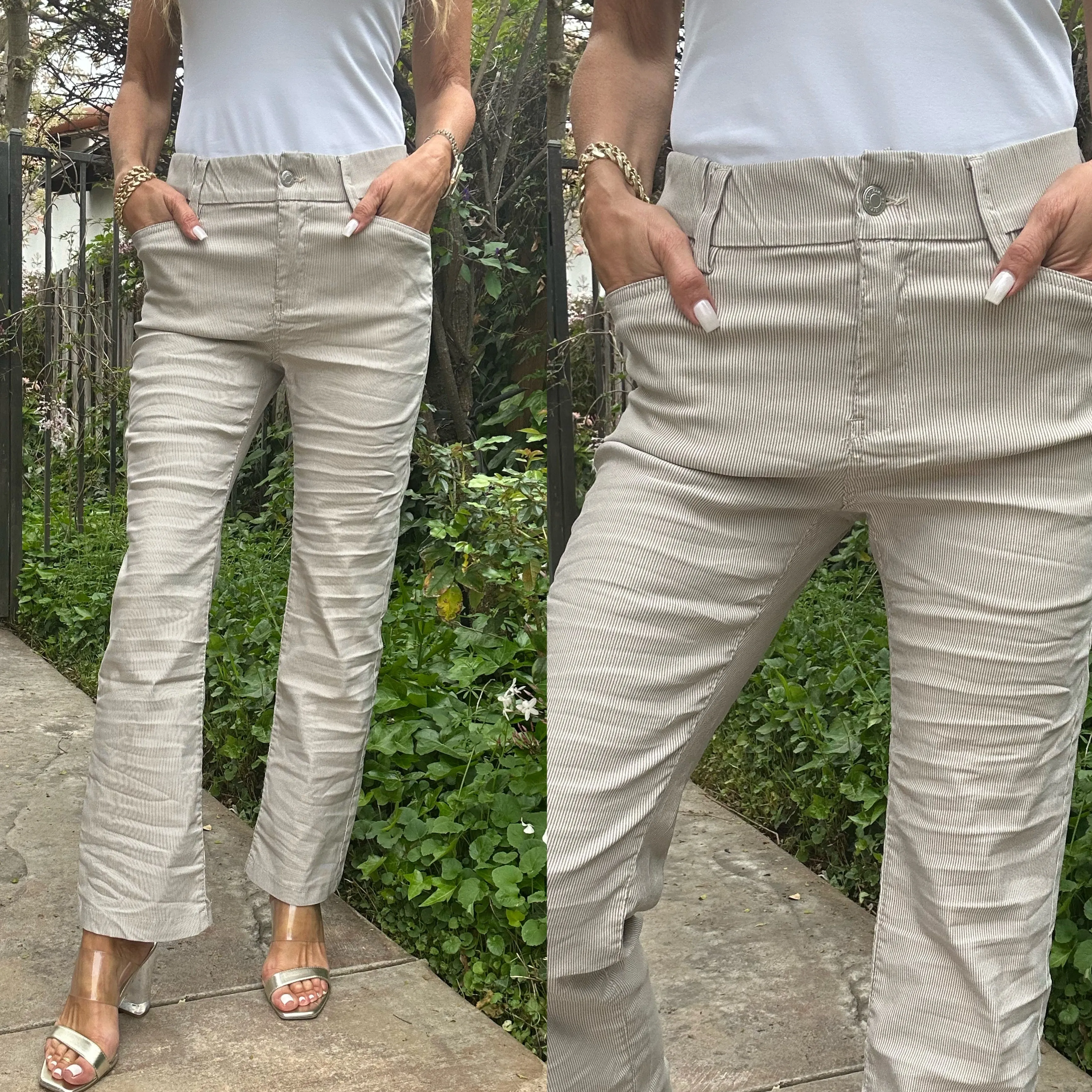 Novel Beige Stripe