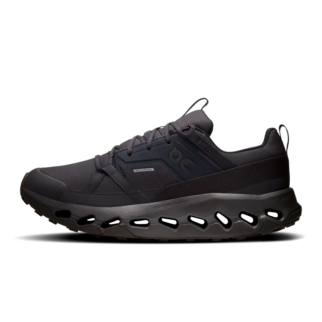 'On Running' Men's Cloudhorizon WP - Black / Black
