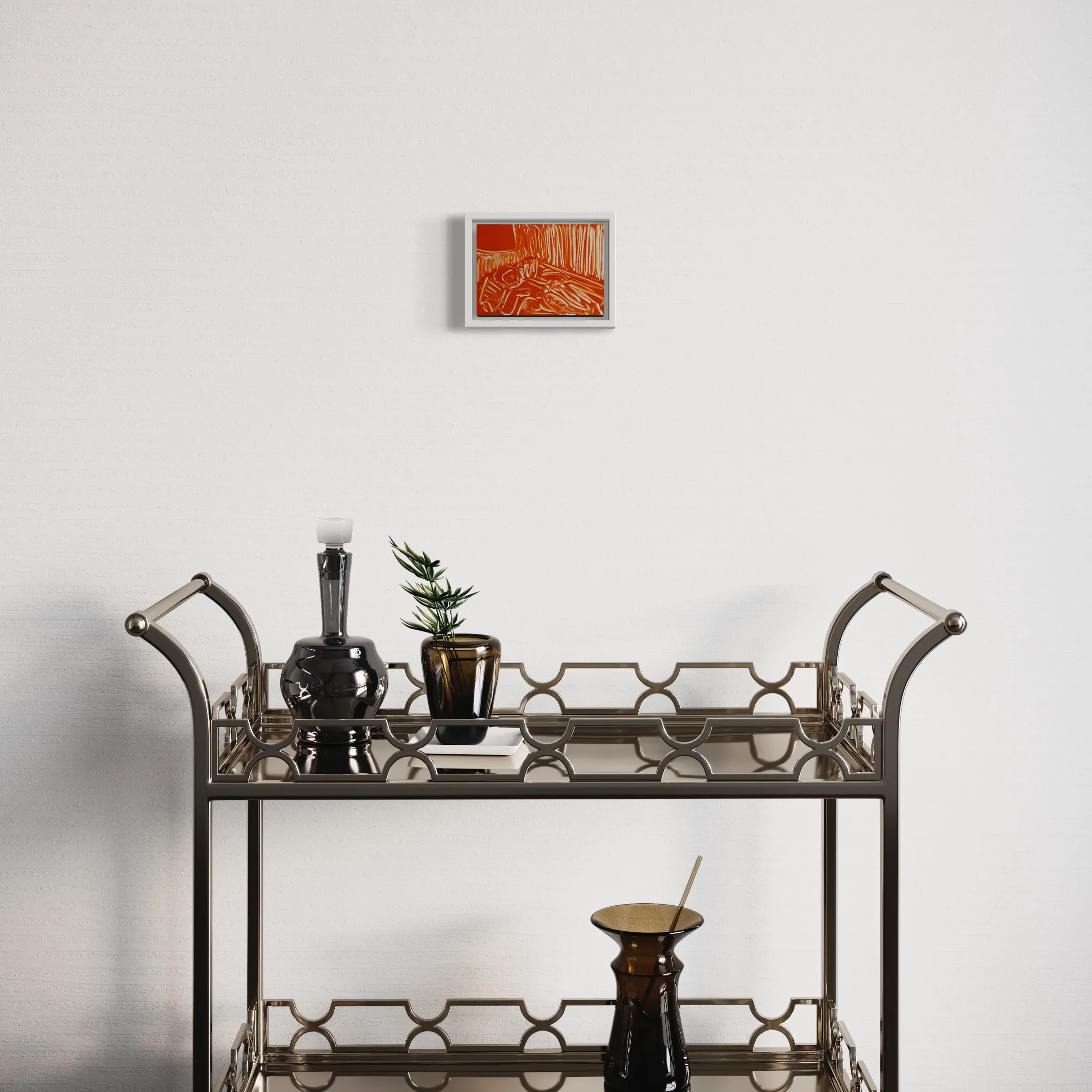 Orange Living Room VI