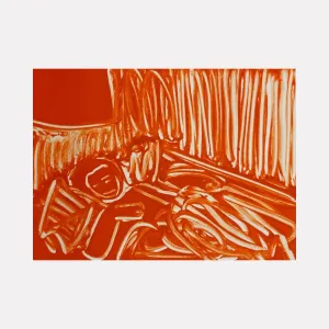 Orange Living Room VI