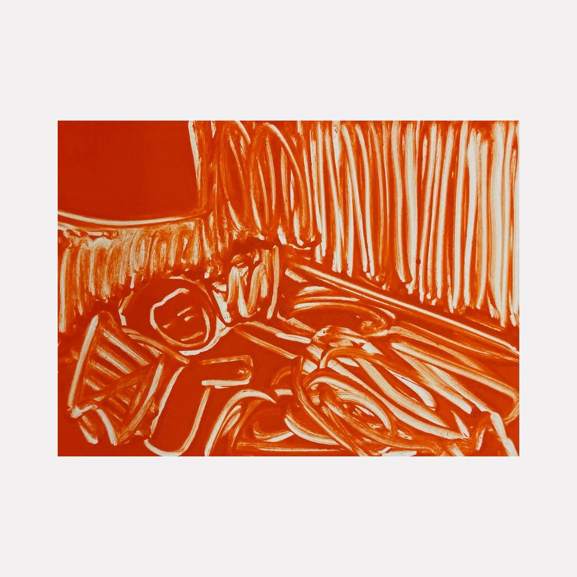 Orange Living Room VI