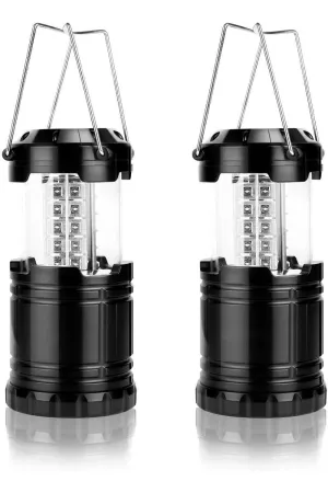 Portable LED Camping Lantern Outdoor Lantern (2 Packs)
