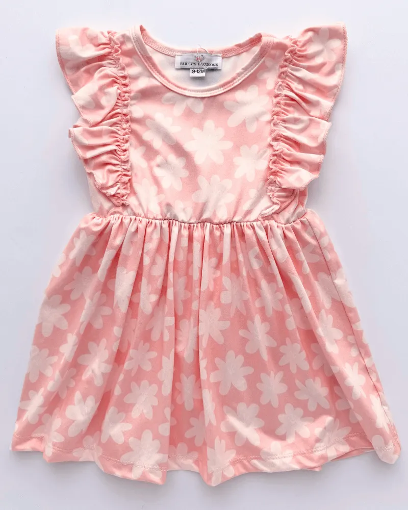 PREORDER! Zoey Ruffle Play Dress - Pink Floral