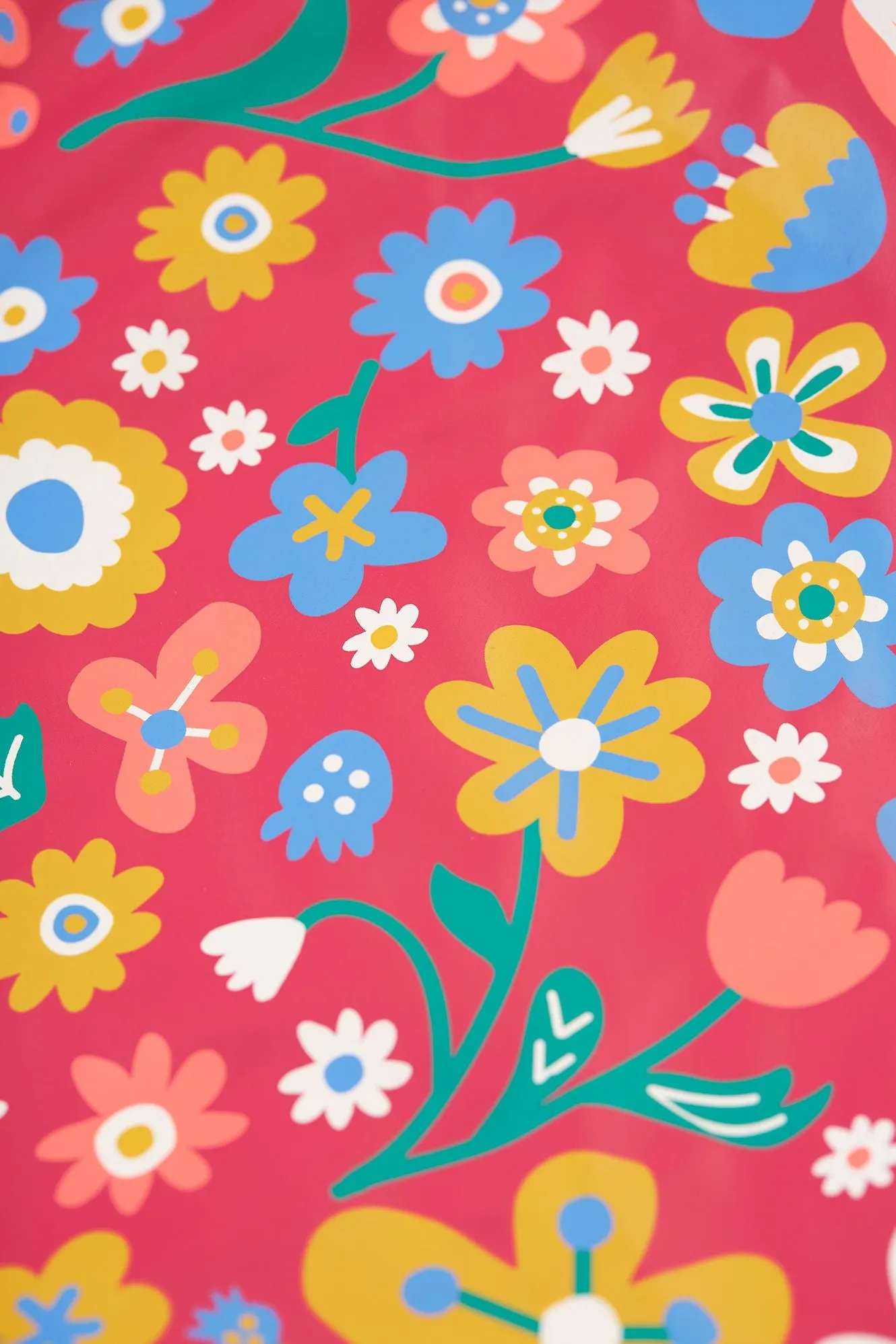 Puddlebuster Coat- Frugi -Smell the Flowers- Lined Waterproof Kids Coat (Puddle Buster Coat)