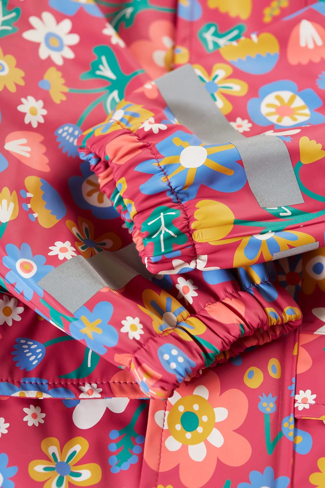 Puddlebuster Coat- Frugi -Smell the Flowers- Lined Waterproof Kids Coat (Puddle Buster Coat)