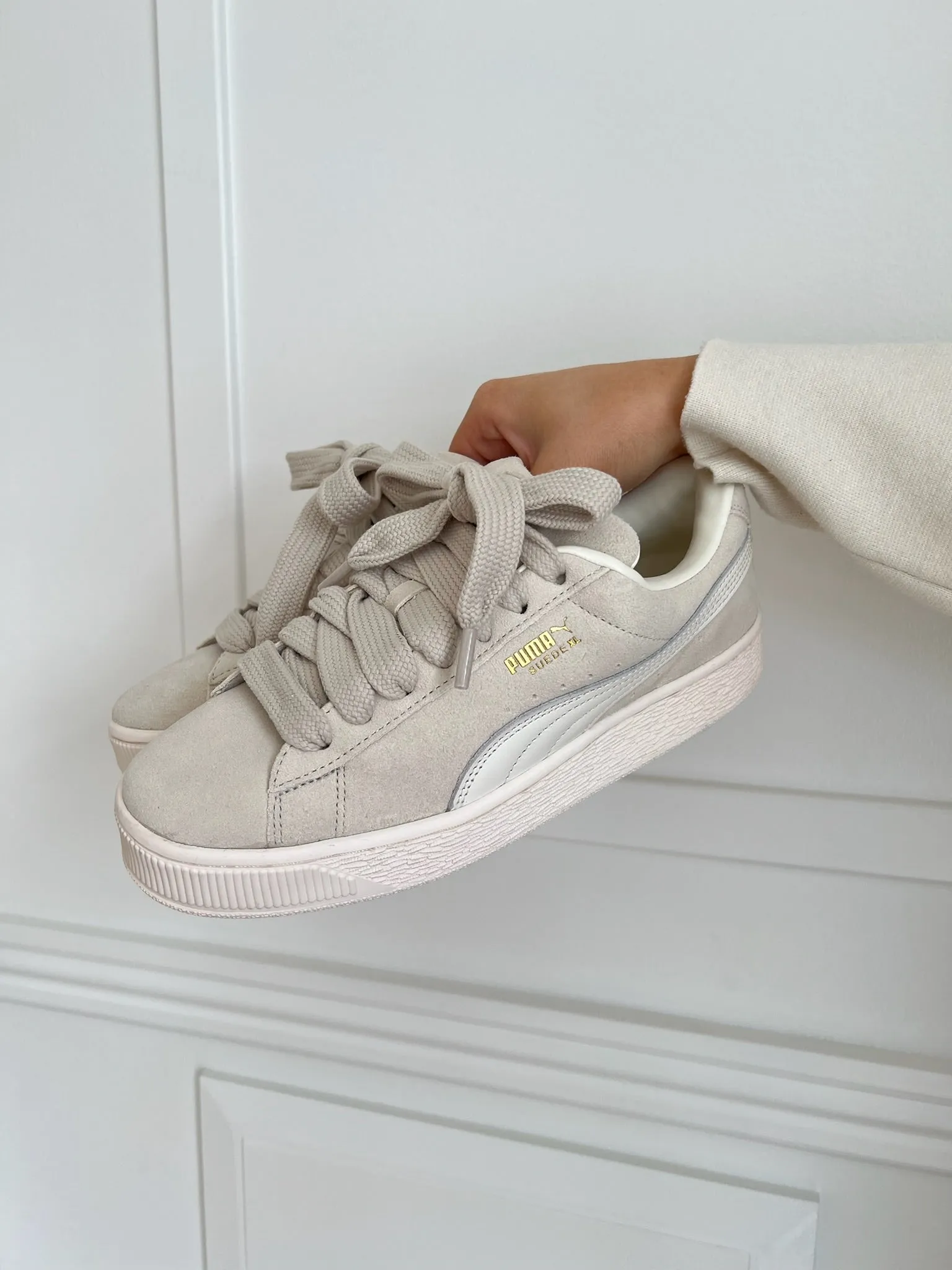 Puma Suede XL Sneakers Alpine Snow-Warm White