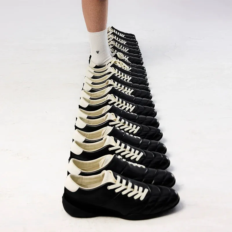Quilted Leather Sneakers