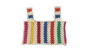 Rainbow Crop-Siena Skirt