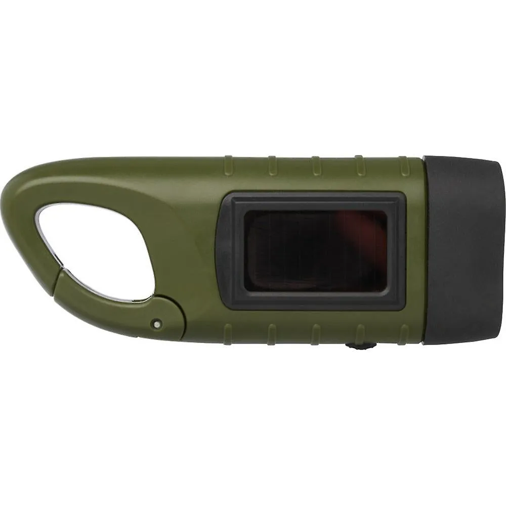 RECON GS2 ABS  Recycled Plastic LED Flashlight solar & Hand crank Powered