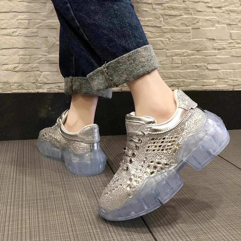 Rhinestone sneakers