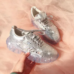 Rhinestone sneakers