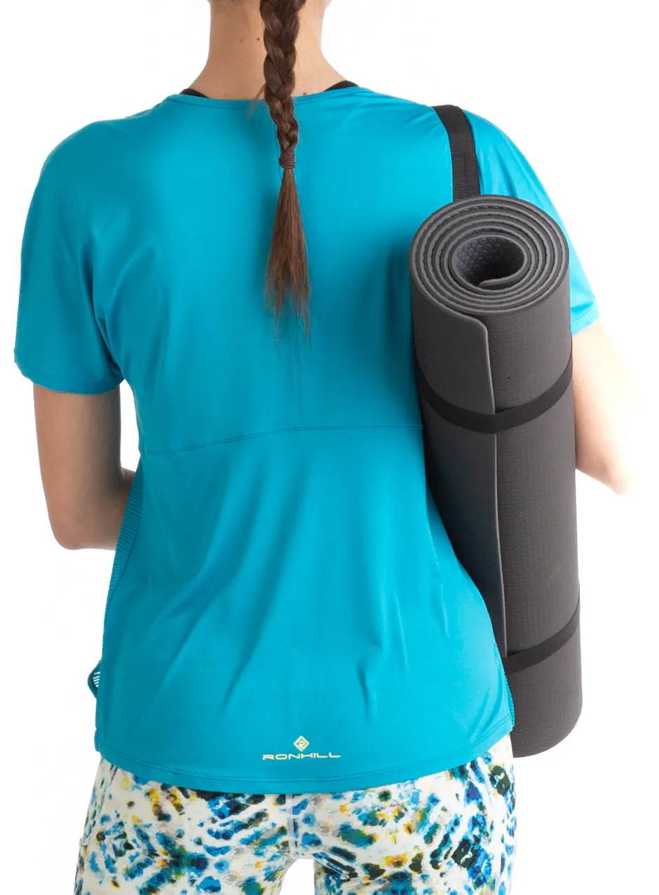 Ronhill Life Wellness Short Sleeve Womens Training Top - Blue