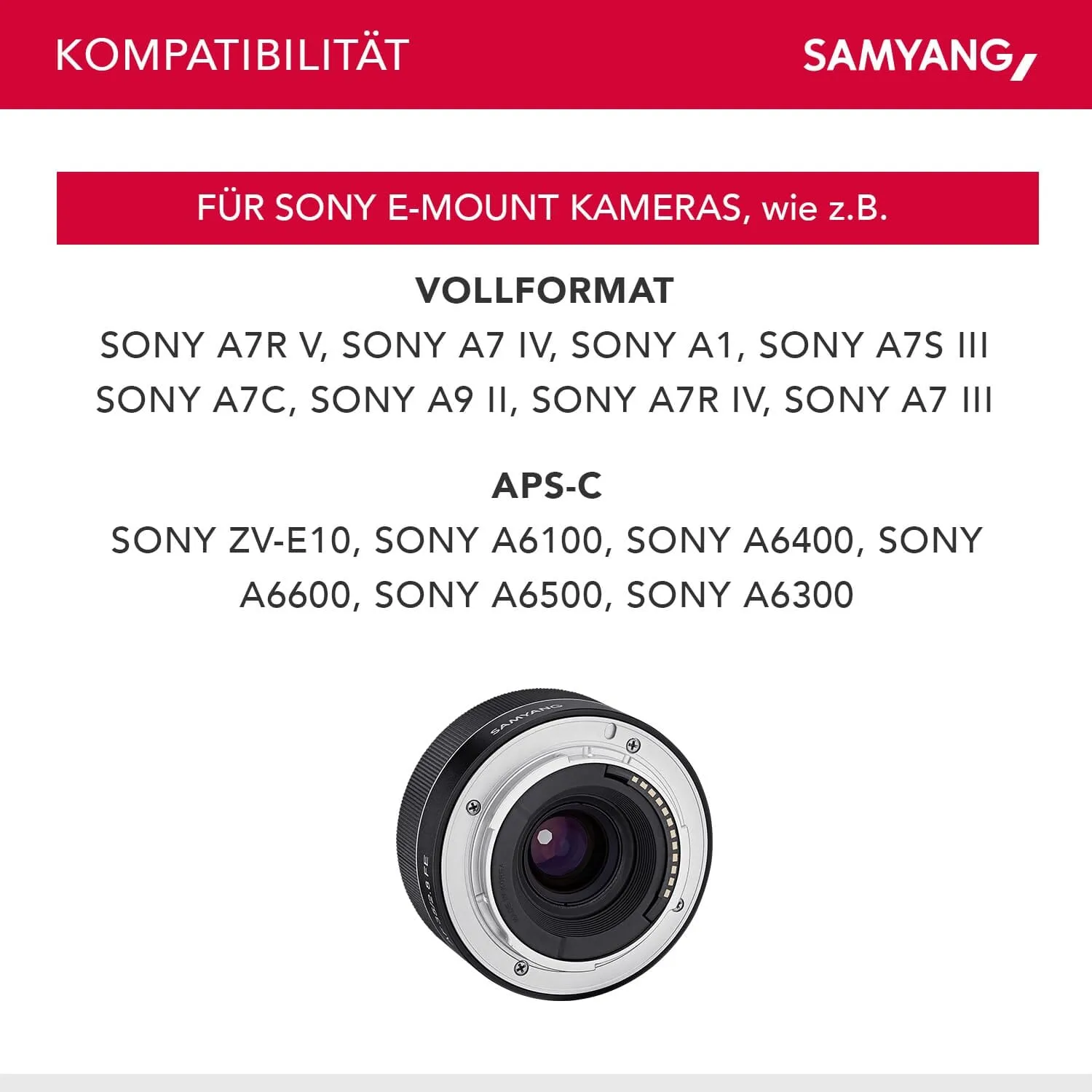Samyang AF 35 mm F2.8 Auto Focus Lens for Full Frame Sony E Mount
