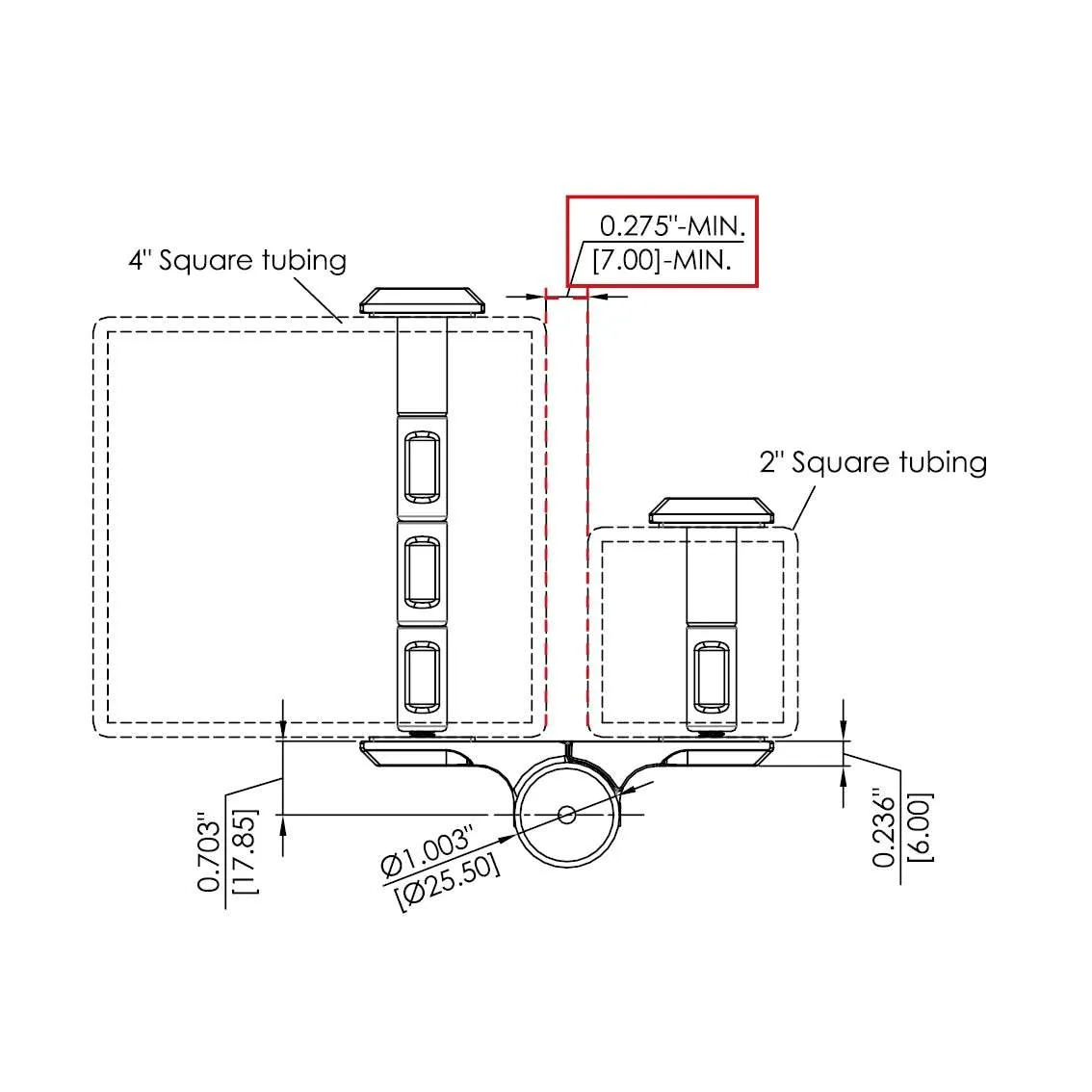 Self Closing Pool Gate Hinges | Marine Grade | 7ft | K51P-316-A3 | 3 Pack