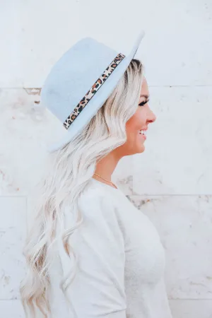 Simple Chic Panama Hat - Light Grey
