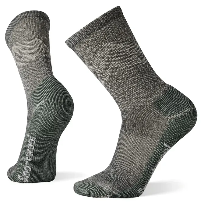 SmartWool Hike Classic Edition Light Cushion Mountain Pattern Crew Socks