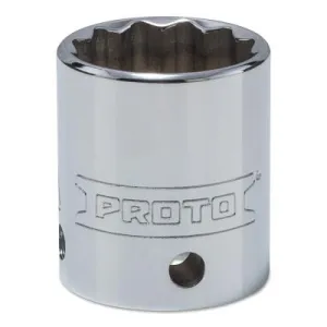 Stanley® Products Tether-Ready Drive Deep Sockets, 1/2 in Drive, 1 in, 1 9/16 in L, 12 Points, 5432-TT