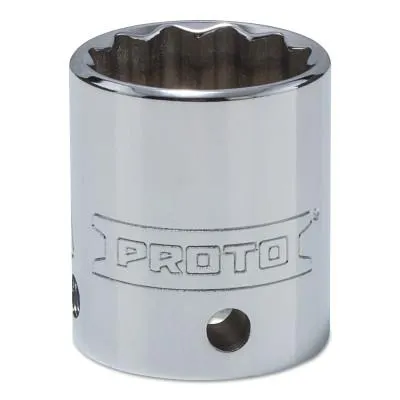 Stanley® Products Tether-Ready Drive Deep Sockets, 1/2 in Drive, 1 in, 1 9/16 in L, 12 Points, 5432-TT