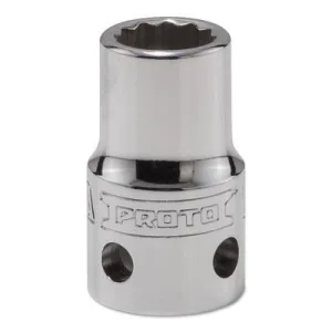 Stanley?? Products Tether-Ready Drive Deep Sockets, 1/2 in Drive, 12 mm, 1 31/64 in L, 12 Points, 5412M-TT