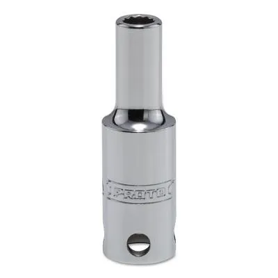 Stanley® Products Tether-Ready Drive Deep Sockets, 1/2 in Drive, 16 mm, 1 1/2 in L, 12 Points, 5416M-TT