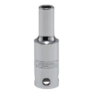 Stanley® Products Tether-Ready Drive Deep Sockets, 3/8 in Drive, 17 mm, 2 3/4 in L, 12 Points, 5017M-TT