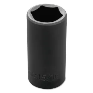 Stanley® Products Torqueplus Deep Impact Sockets , 3/8 in Drive, 15/16 in Opening, 6 Points, 7730H
