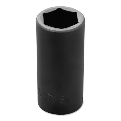 Stanley?? Products Torqueplus Deep Impact Sockets , 3/8 in Drive, 7/8 in Opening, 6 Points, 7728H