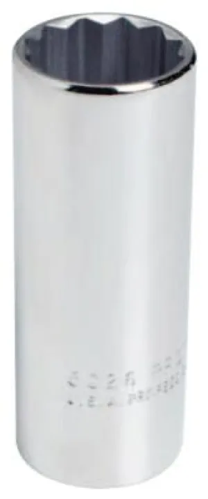 Stanley?? Products Torqueplus Deep Sockets 3/8 in, 3/8 in Drive, 5/16 in, 12 Points, 5010