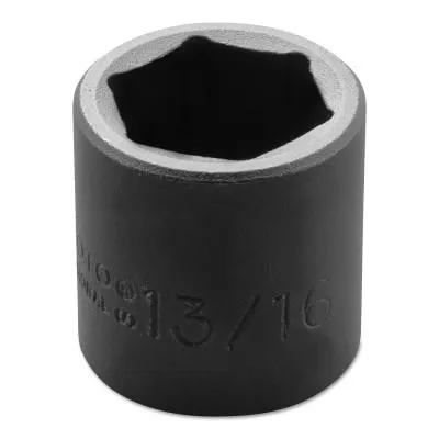 Stanley® Products Torqueplus Impact Sockets 3/8 in, 3/8" Dr, 13/16 in, 6 Pt, 7226H