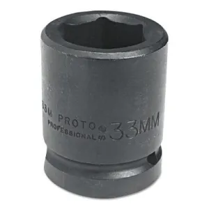 Stanley?? Products Torqueplus Metric Impact Sockets 1 in, 1 in Drive, 27 mm, 6 Points, 10027M