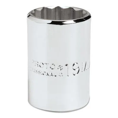 Stanley® Products Torqueplus Metric Sockets 1/2 in, 1/2 in Drive, 20 mm, 12 Points, 5420M