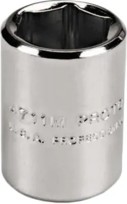 Stanley® Products Torqueplus Metric Sockets 1/4 in, 1/4 in Drive, 12 mm, 12 Points, 4712TM