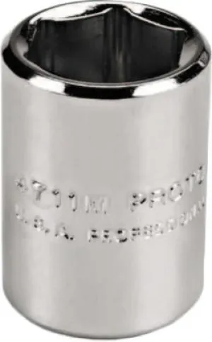 Stanley® Products Torqueplus Metric Sockets 1/4 in, 1/4 in Drive, 4.5 mm, 6 Points, 47045M