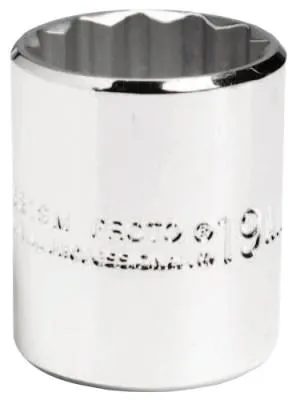 Stanley® Products Torqueplus Metric Sockets 3/8 in, 3/8 in Drive, 20 mm, 12 Points, 5220M