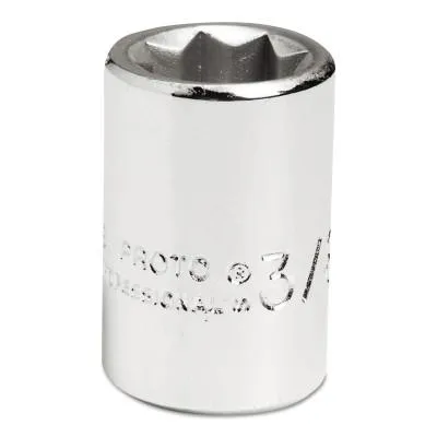 Stanley® Products Torqueplus Sockets 3/8 in, 3/8 in Drive, 1/4 in, 6 Points, 5208H