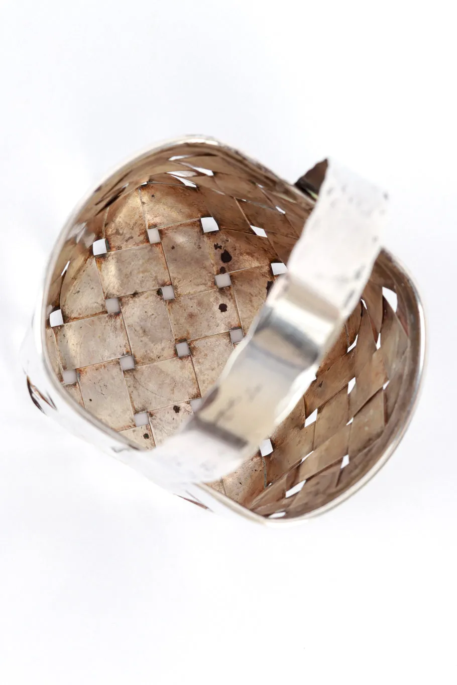 Sterling Woven Basket III