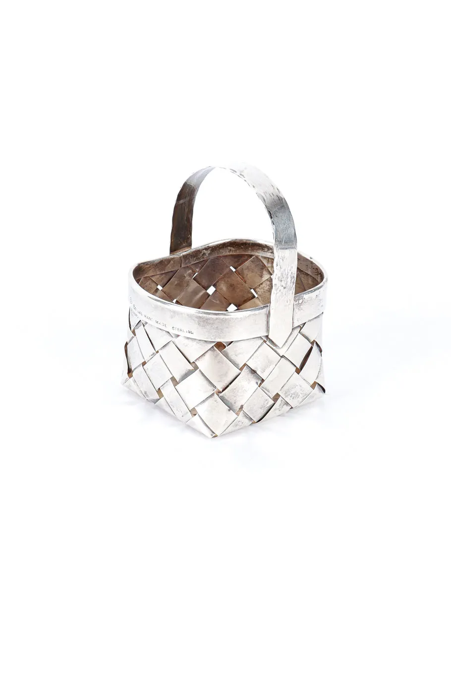 Sterling Woven Basket III