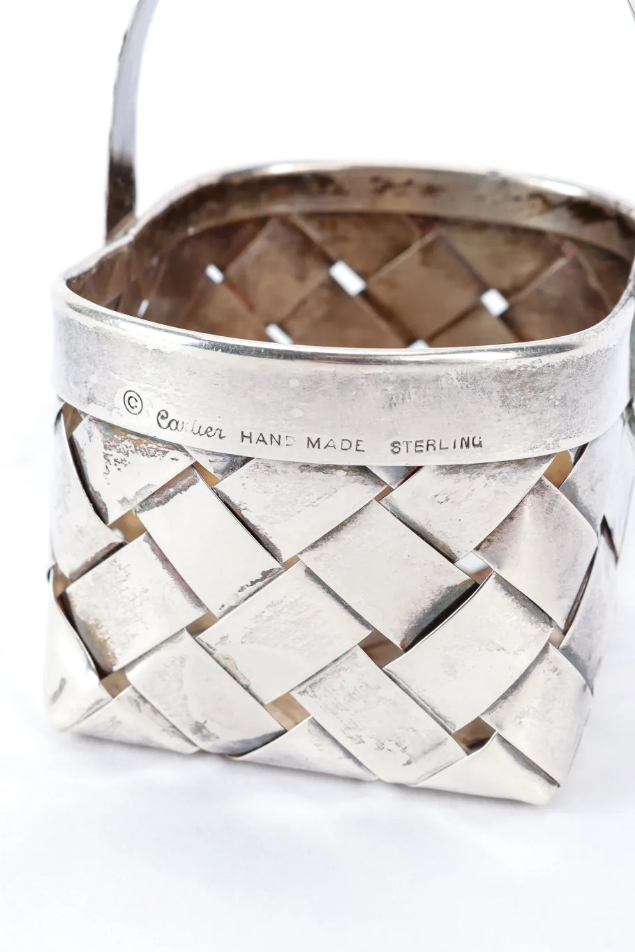 Sterling Woven Basket III