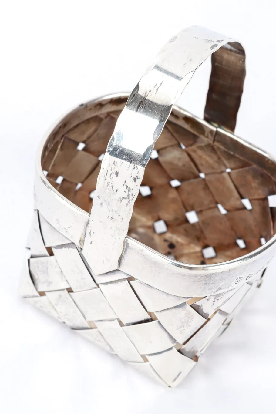 Sterling Woven Basket III